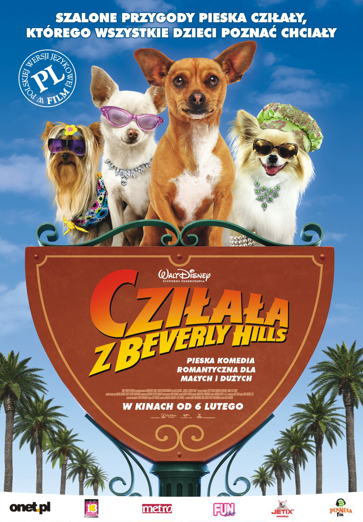Polski plakat filmu 'Cziłała Z Beverly Hills'