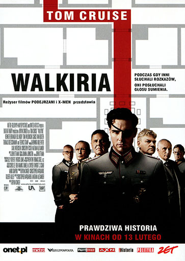 Przód ulotki filmu 'Walkiria'