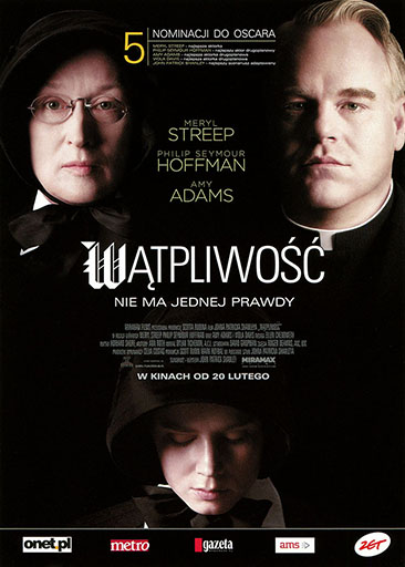 Przód ulotki filmu 'Wątpliwość'