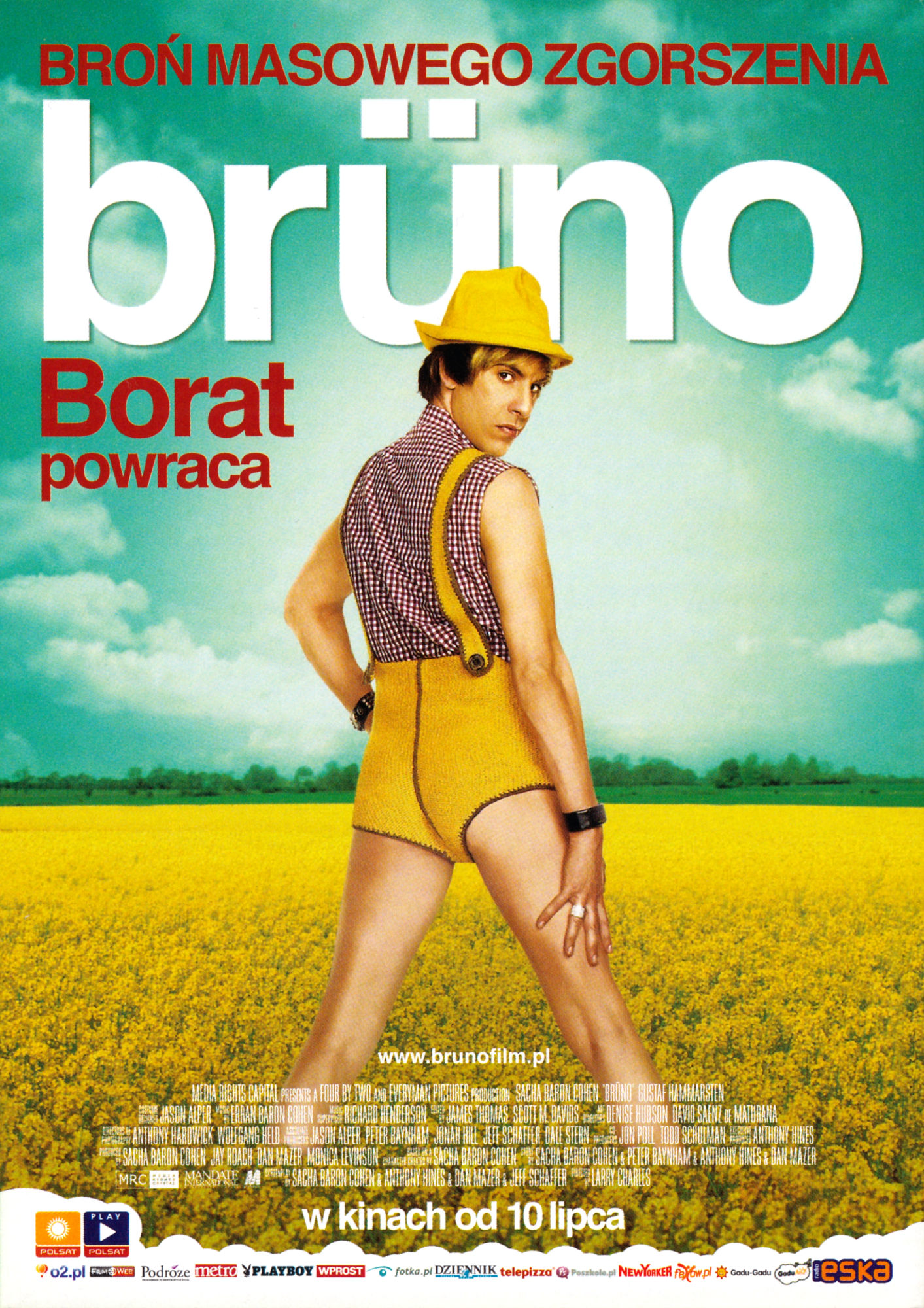 Ulotka filmu 'Brüno (przód - wersja B)'