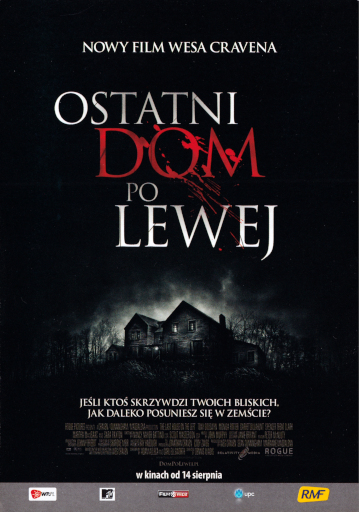 Przód ulotki filmu 'Ostatni Dom Po Lewej'