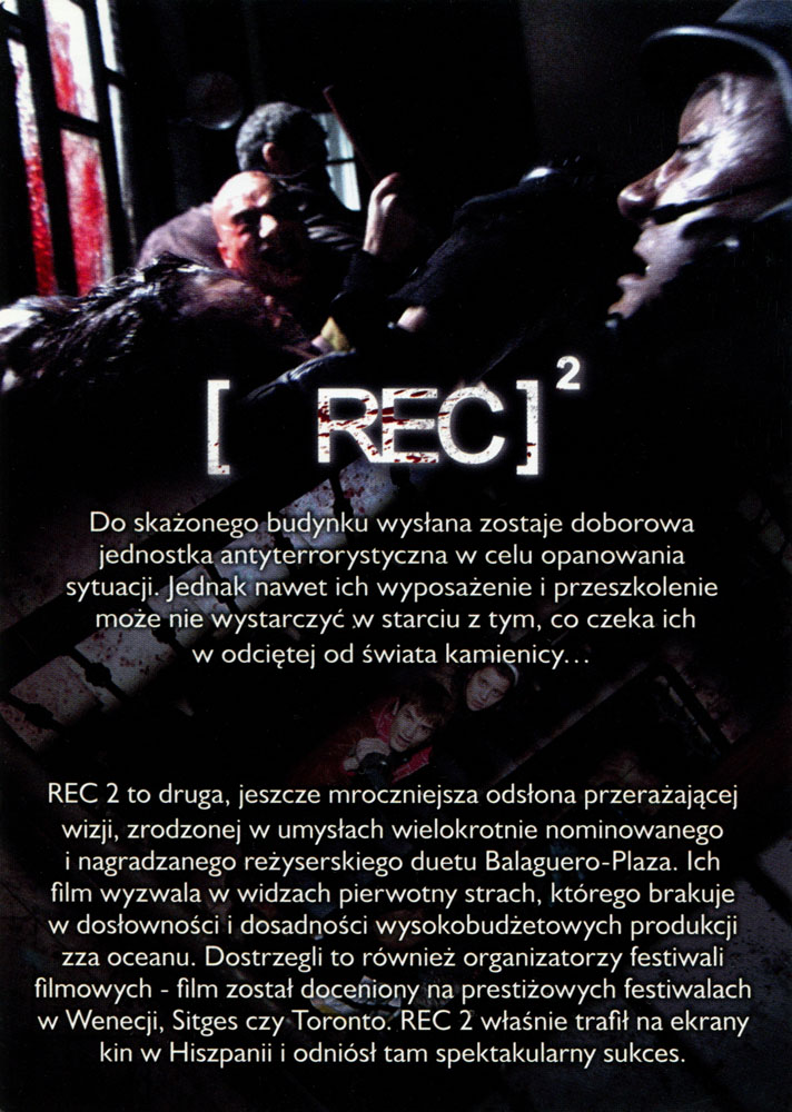 Ulotka filmu '[REC]² (tył)'