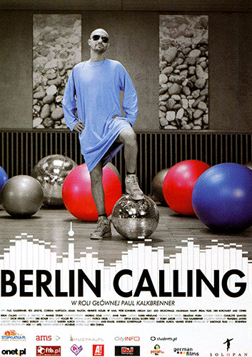 Przód ulotki filmu 'Berlin Calling'