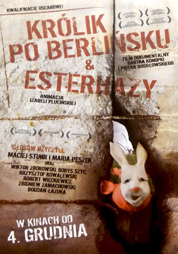 Przód ulotki filmu 'Królik po berlińsku | Esterhazy'