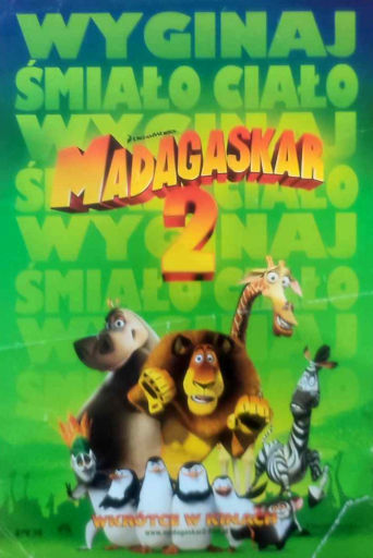 Przód ulotki filmu 'Madagaskar 2'