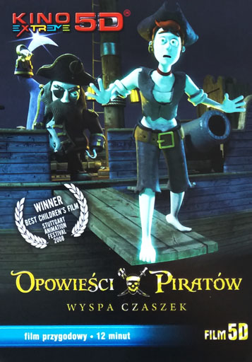 Przód ulotki filmu 'Opowieści Piratów - Wyspa Czaszek'