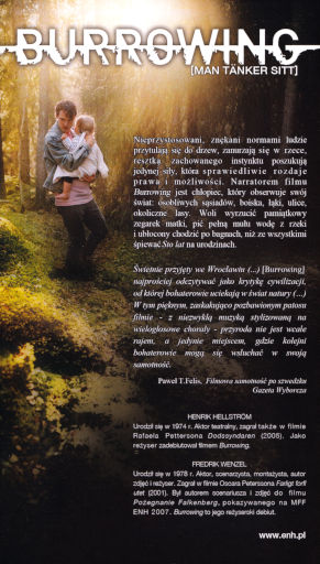 Tył ulotki filmu 'Burrowing'