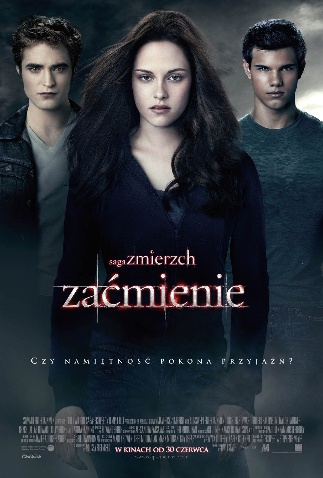 Polski plakat filmu 'Saga Zmierzch: Zaćmienie'