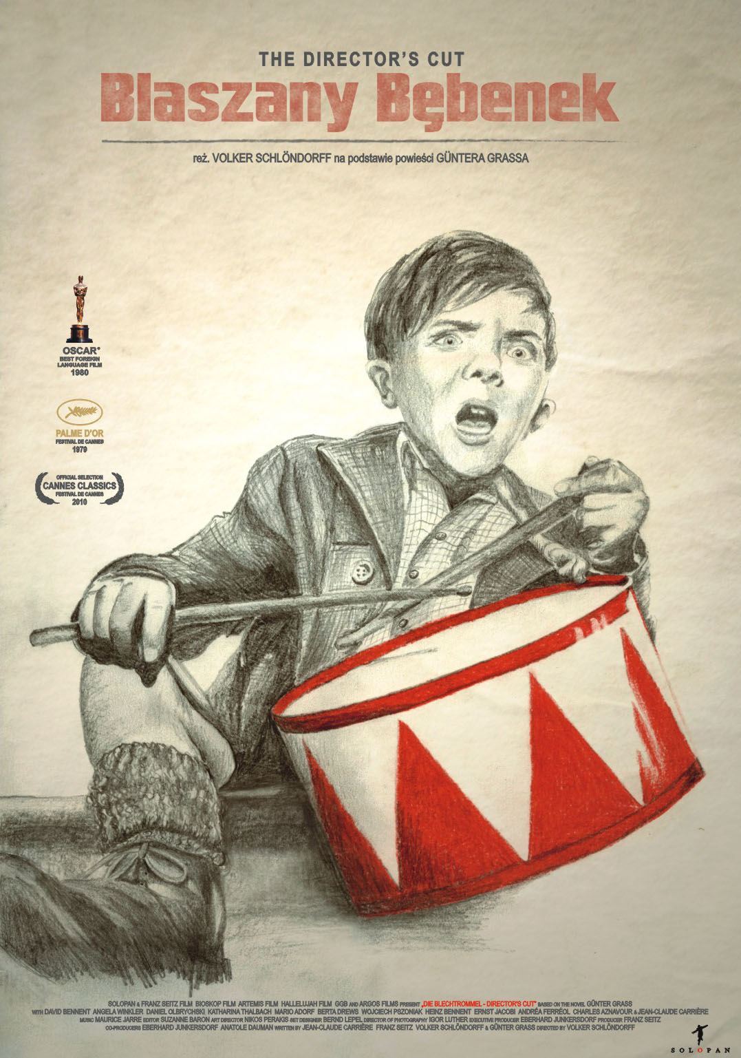 Polski plakat filmu 'Blaszany Bębenek'