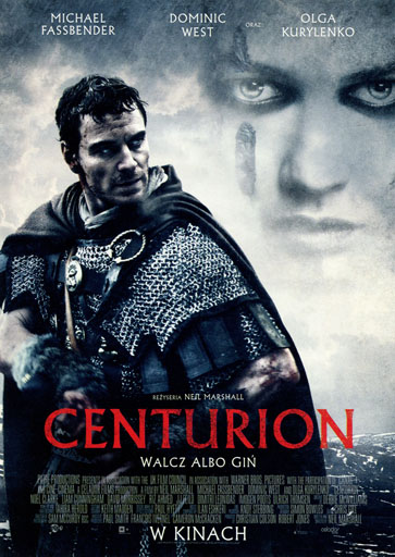 Przód ulotki filmu 'Centurion'