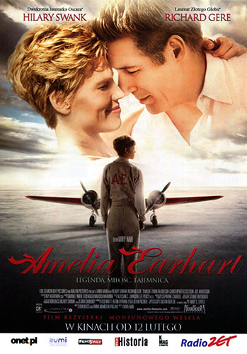 Ulotka filmu 'Amelia Earhart (przód)'