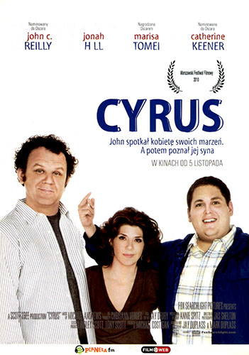 Przód ulotki filmu 'Cyrus'