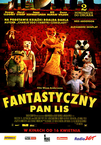 Ulotka filmu 'Fantastyczny Pan Lis (przód)'