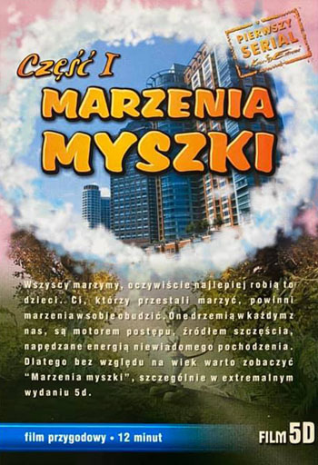 Przód ulotki filmu 'Marzenia Myszki'