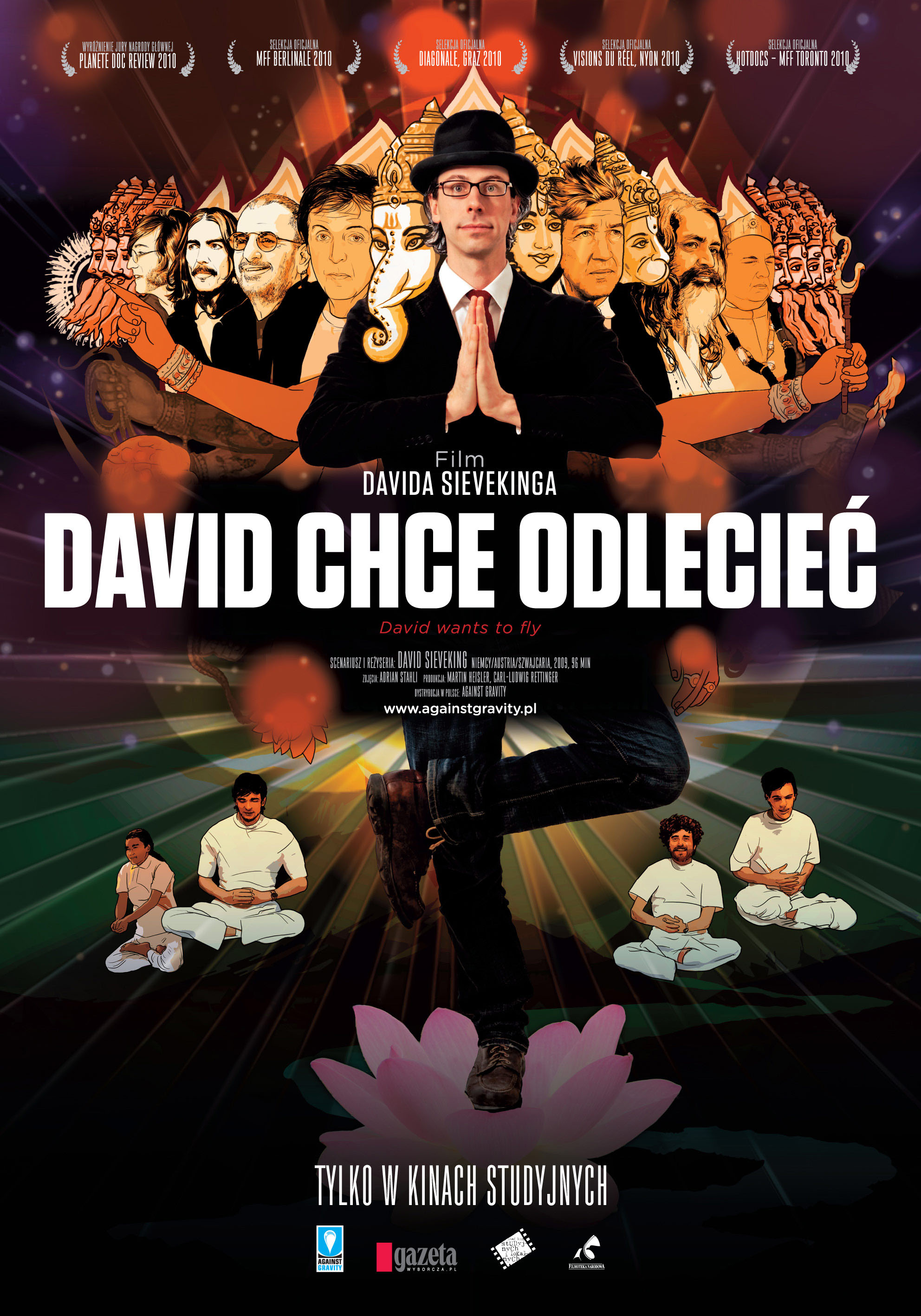 Polski plakat filmu 'David Chce Odlecieć'