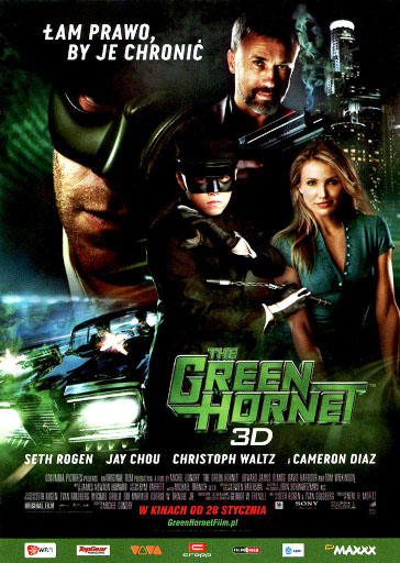 Przód ulotki filmu 'The Green Hornet'