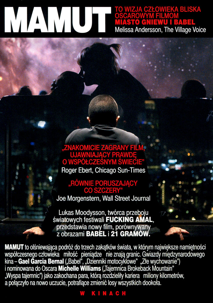 Ulotka filmu 'Mamut (tył)'
