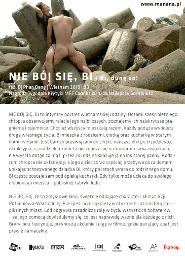 Tył ulotki filmu 'Nie Bój Się, Bi'