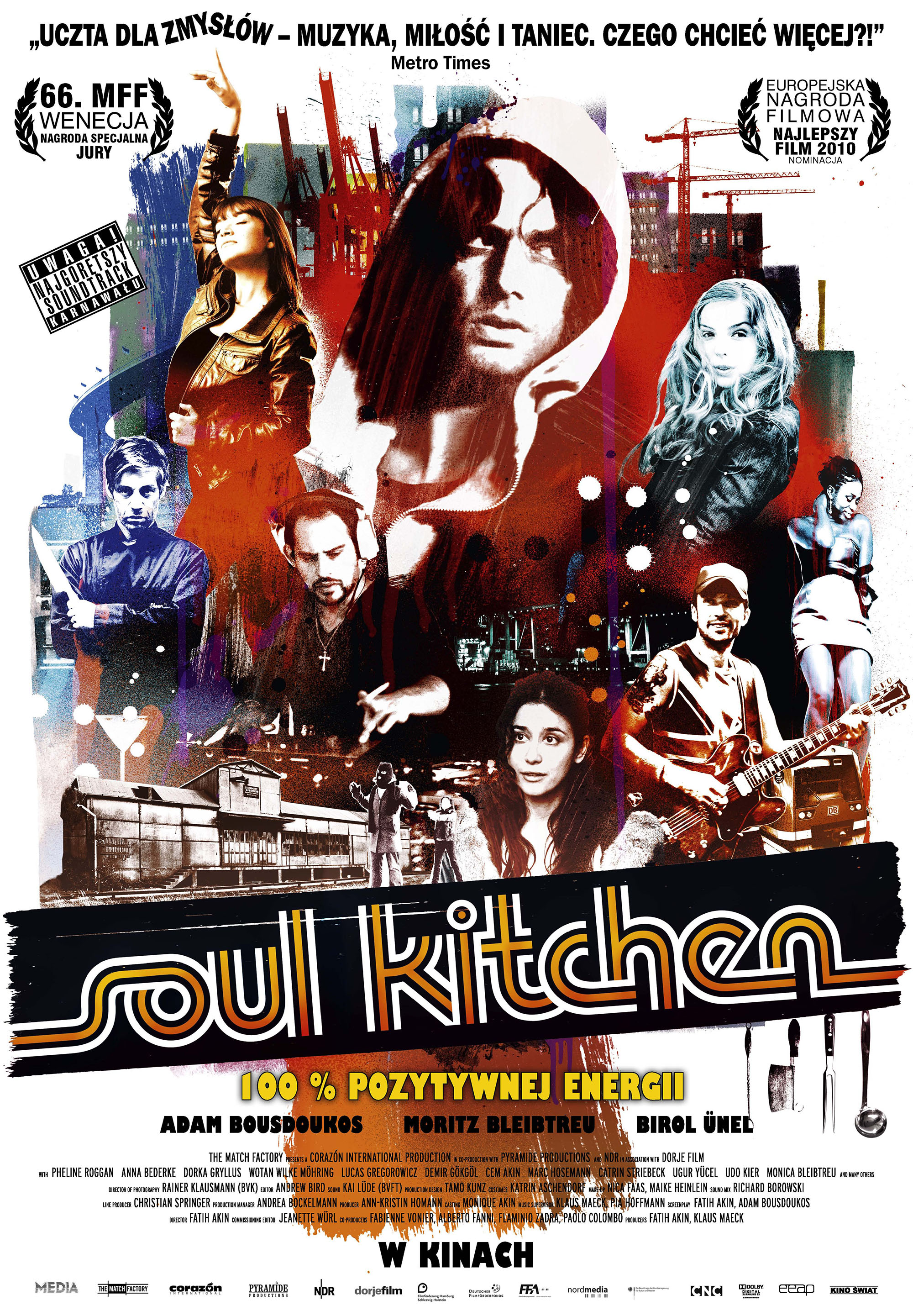 Polski plakat filmu 'Soul Kitchen'