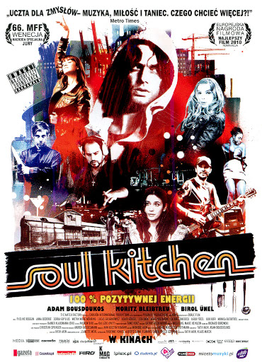Przód ulotki filmu 'Soul Kitchen'