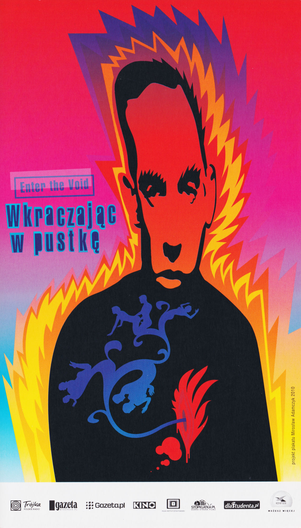 Ulotka filmu 'Wkraczając W Pustkę (przód)'