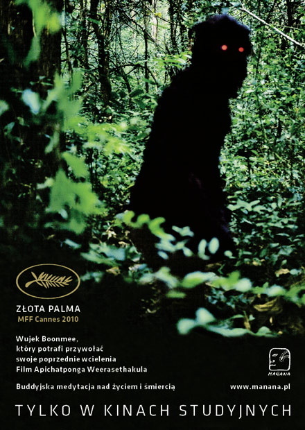 Polski plakat filmu 'Wujek Boonmee, Który Potrafi Przywołać Swoje Poprzednie Wcielenia'