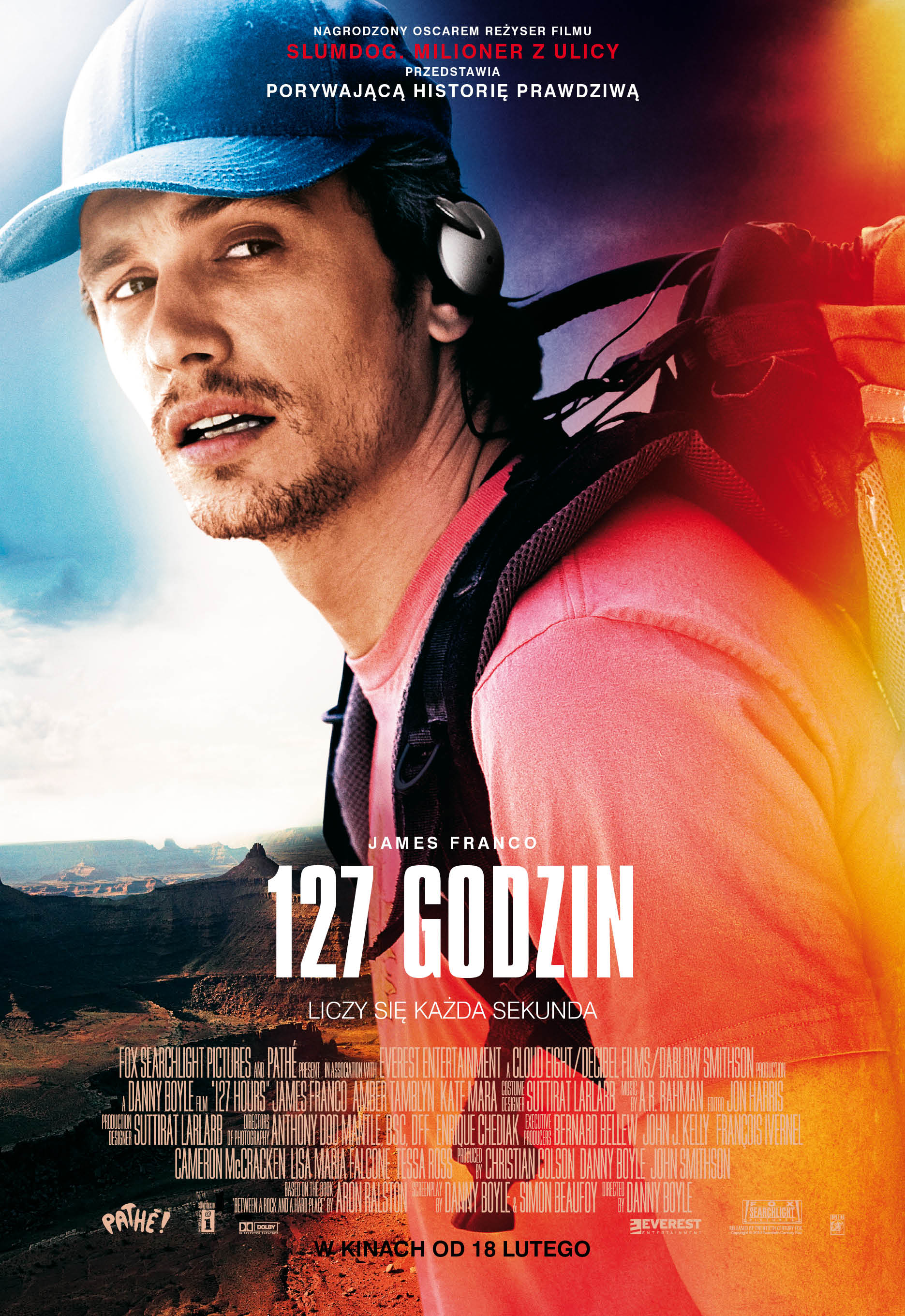 Polski plakat filmu '127 Godzin'