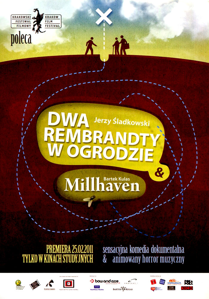 Ulotka filmu 'Dwa Rembrandty W Ogrodzie (przód)'