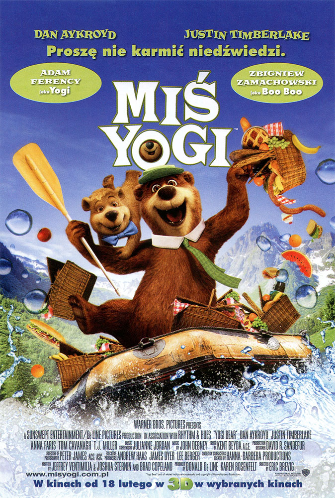 Ulotka filmu 'Miś Yogi (przód)'