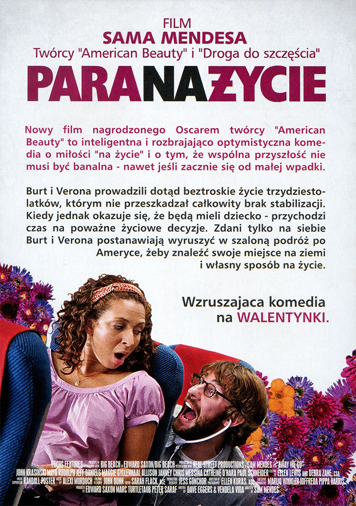 Ulotka filmu 'Para Na Życie (tył)'