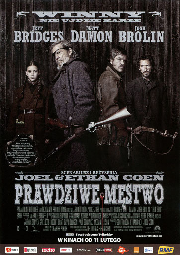 Przód ulotki filmu 'Prawdziwe Męstwo'