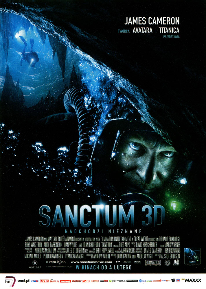 Ulotka filmu 'Sanctum (przód)'