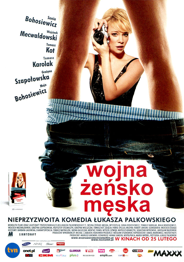 Ulotka filmu 'Wojna Żeńsko-Męska (przód)'