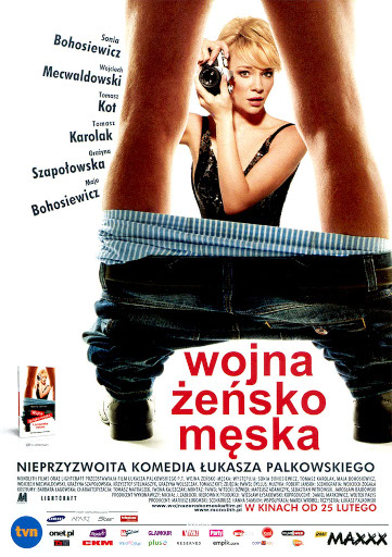Przód ulotki filmu 'Wojna Żeńsko-Męska'