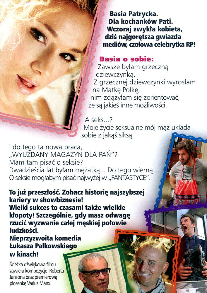 Ulotka filmu 'Wojna Żeńsko-Męska (tył)'