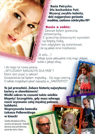 Tył ulotki filmu 'Wojna Żeńsko-Męska'
