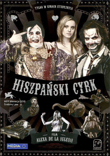 Przód ulotki filmu 'Hiszpański Cyrk'