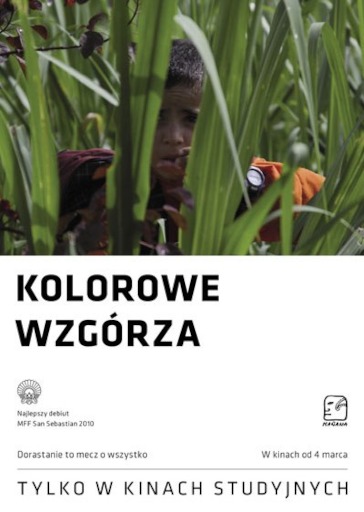 Polski plakat filmu 'Kolorowe Wzgórza'