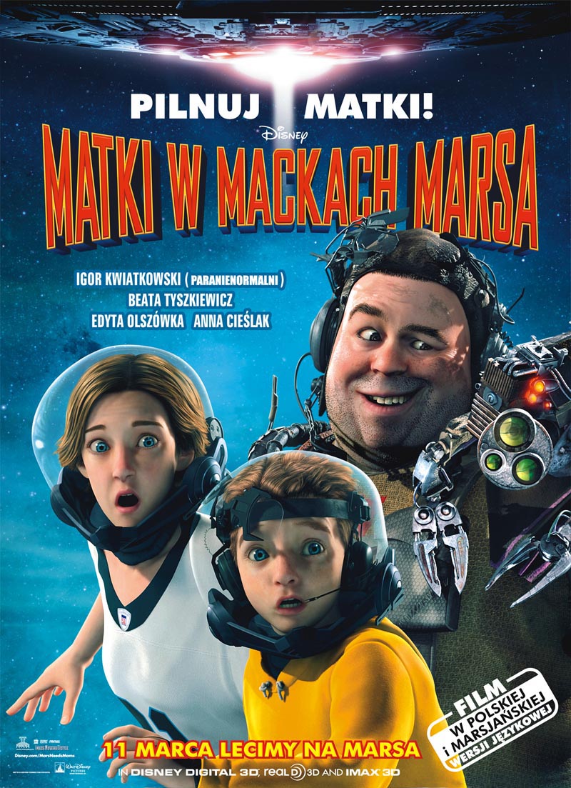 Polski plakat filmu 'Matki W Mackach Marsa'