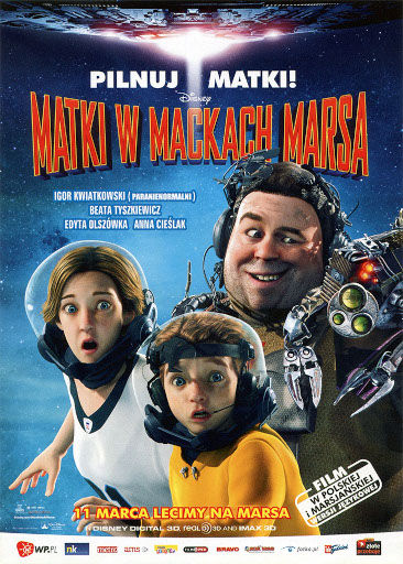 Przód ulotki filmu 'Matki W Mackach Marsa'