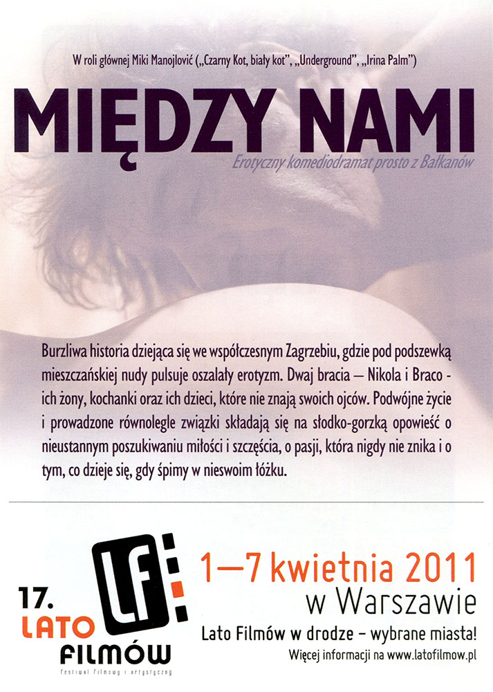 Ulotka filmu 'Między Nami (tył)'