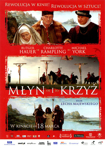 Przód ulotki filmu 'Młyn i Krzyż'