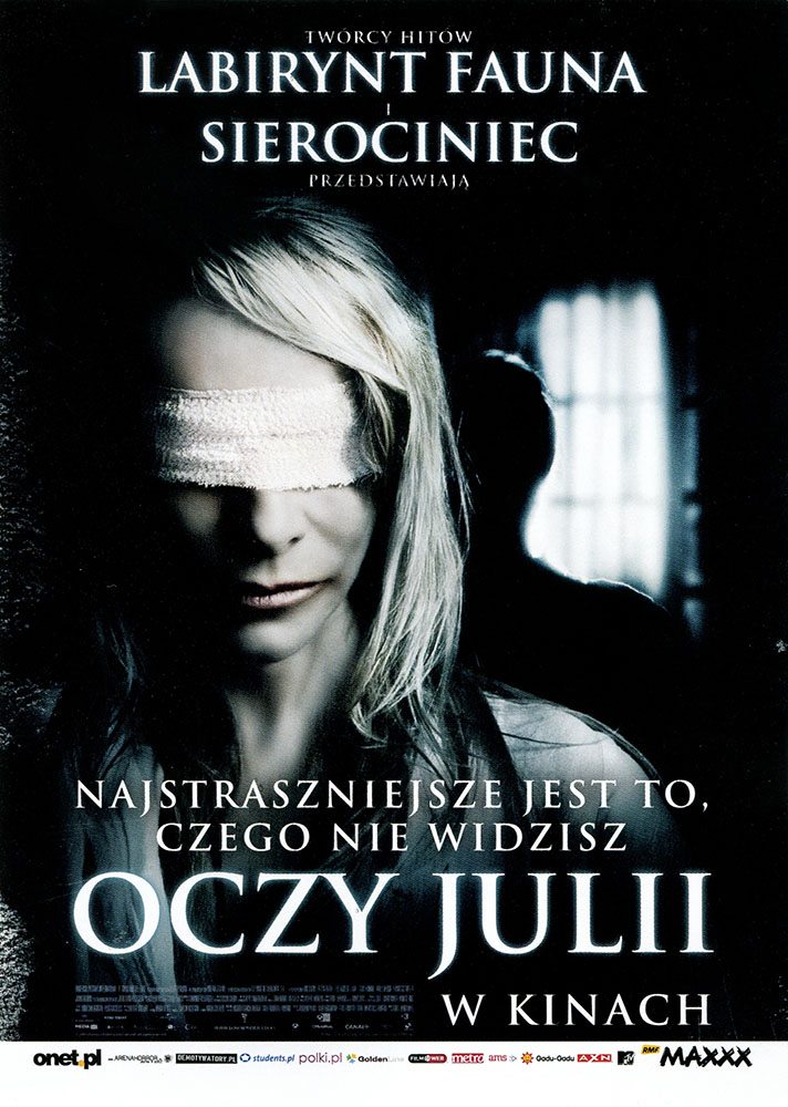 Ulotka filmu 'Oczy Julii (przód - wersja B)'