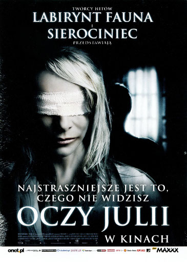 Przód ulotki filmu 'Oczy Julii'