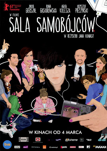 Przód ulotki filmu 'Sala Samobójców'