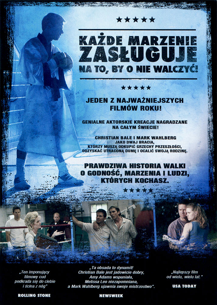Ulotka filmu 'The Fighter (tył)'