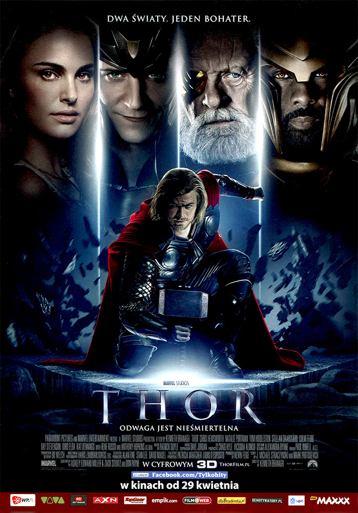 Ulotka filmu 'Thor (przód)'