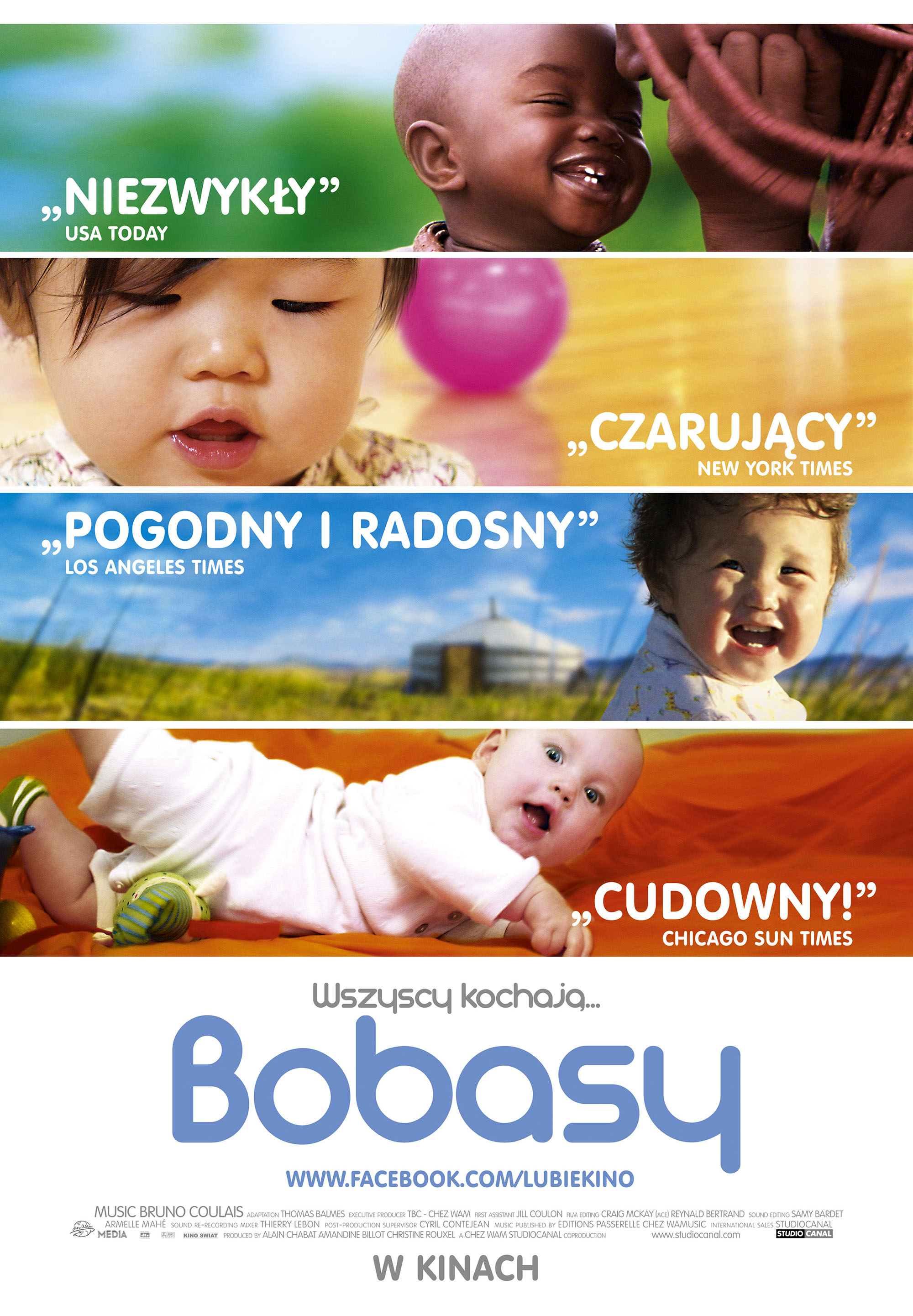 Polski plakat filmu 'Bobasy'