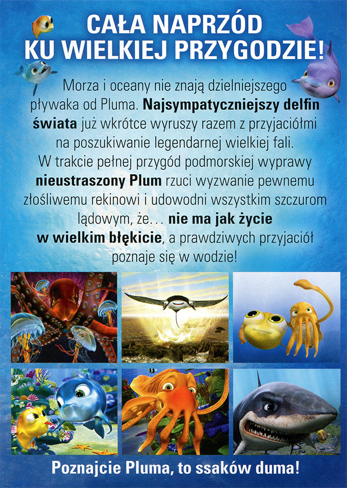 Ulotka filmu 'Delfin Plum (tył)'