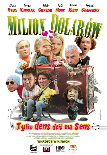 Polski plakat filmu 'Milion Dolarów'